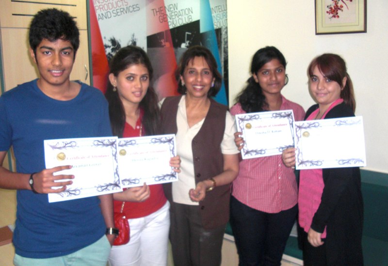A second group of young learners with Persona Power certificates