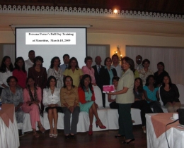 2009-Mauritius assignment, with the Persona Power brochure on March 18, 2009